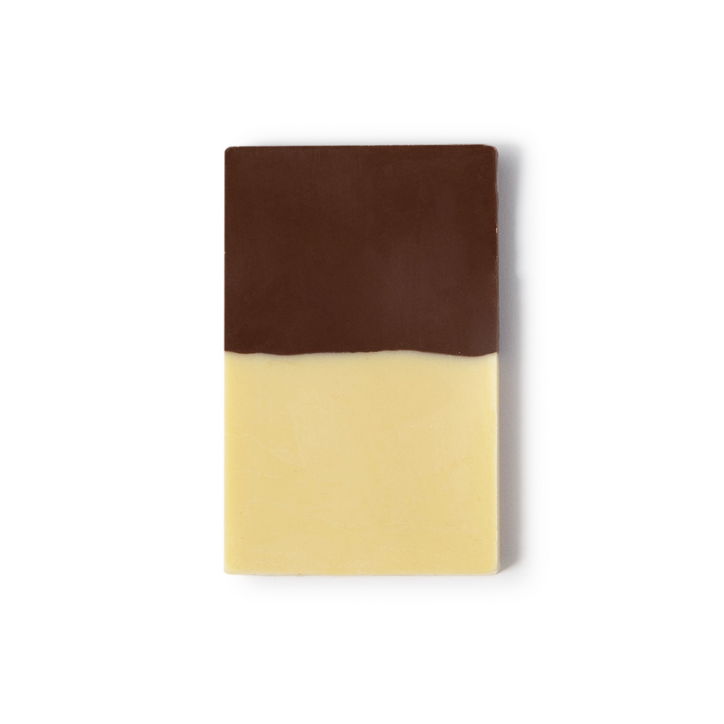 Chocolate Meio a Meio Branco e ao Leite 25g - The Goodies Brasil