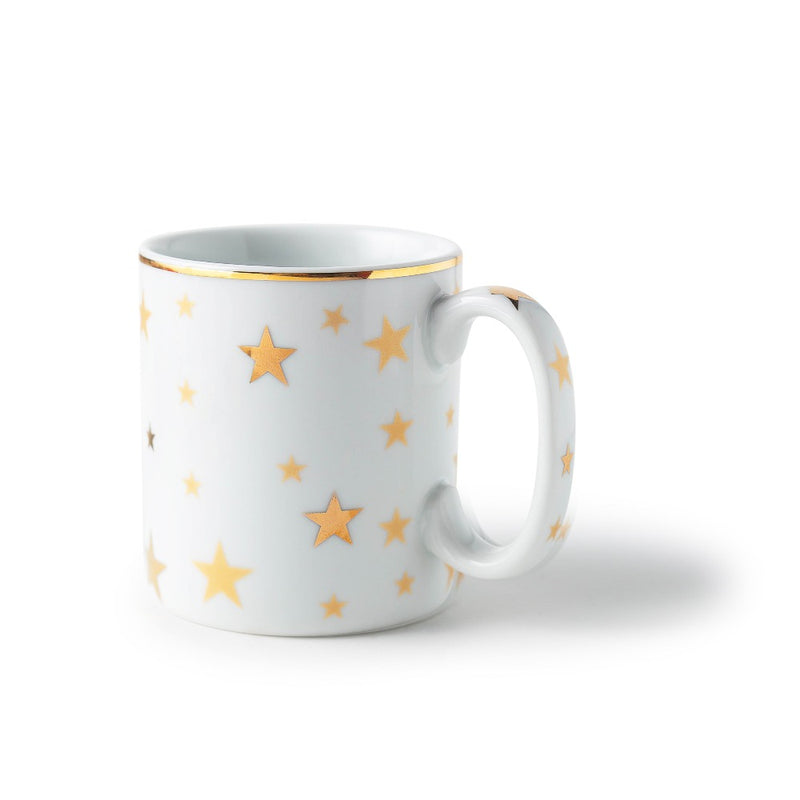 caneca de estrela e porcelana