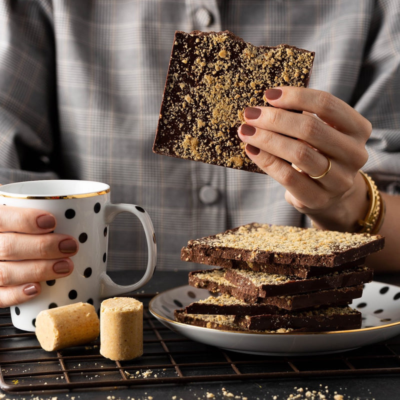 Chocolate Meio Amargo e Paçoca 125g